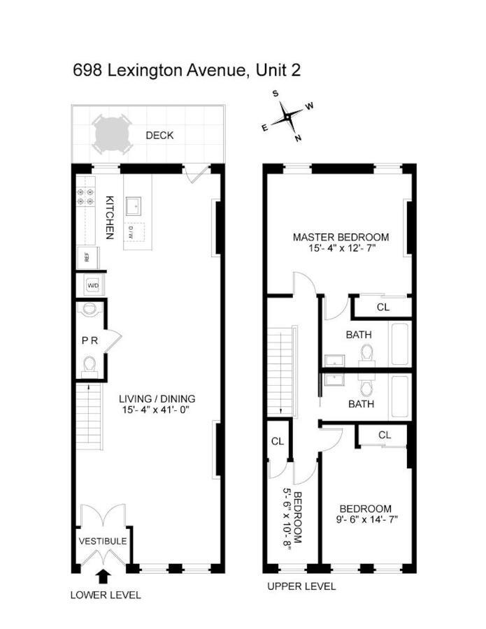 Newly Renovated Duplex Apartment 2 New York Bagian luar foto